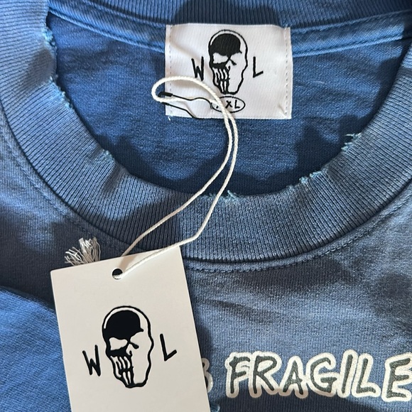 Very Rare Warren Lotas Love is Fragile heavyweight T-shirt. Size XXL. - Picture 5 of 6